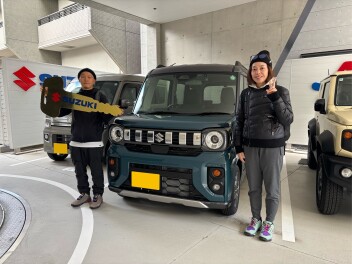 スペーシアギア　ご納車おめでとうごさいます